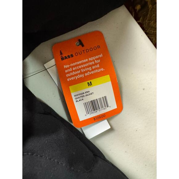 BASS OUTDOOR Women's Quilted Long-Sleeve Jacket BLACK NWT SIZE M - Picture 9 of 11
